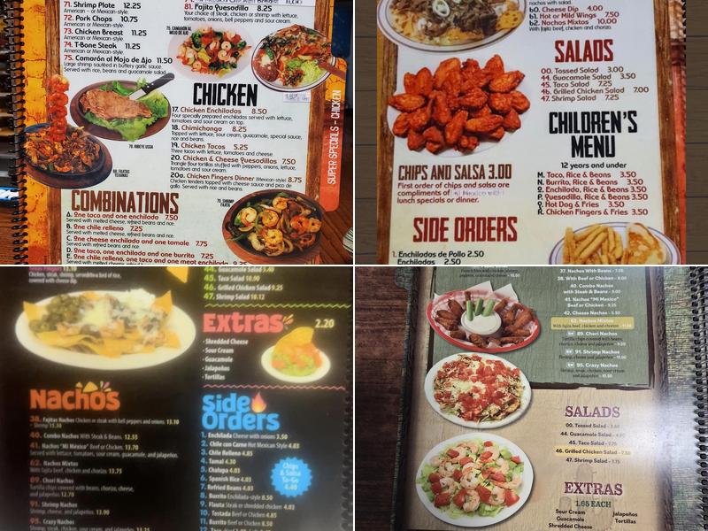 Mi Mexico Menu