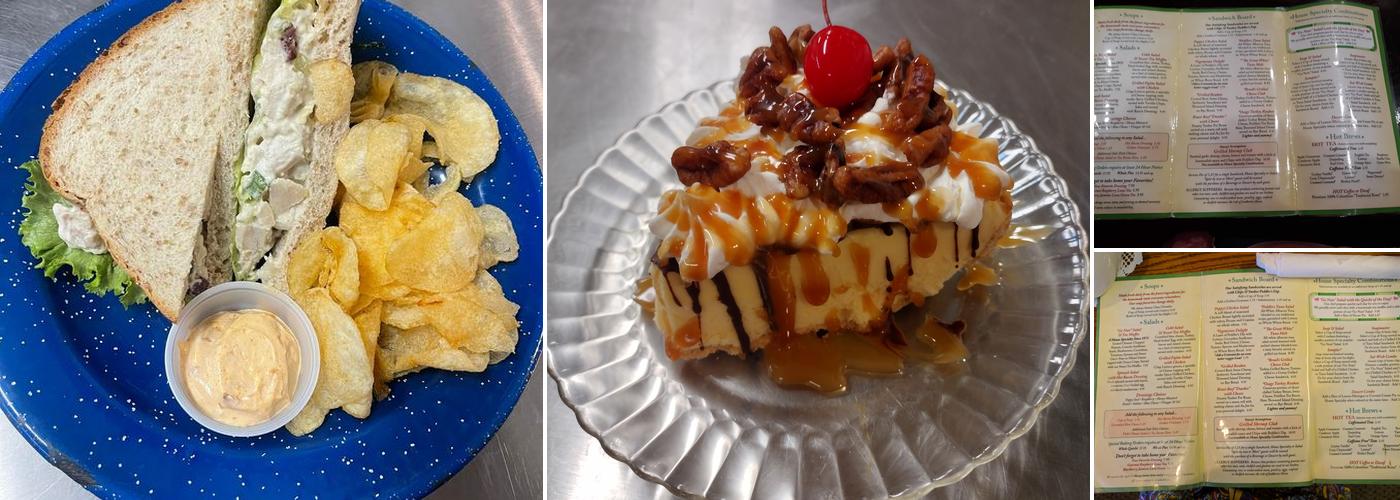 Yankee Peddlers Tea Room Menu