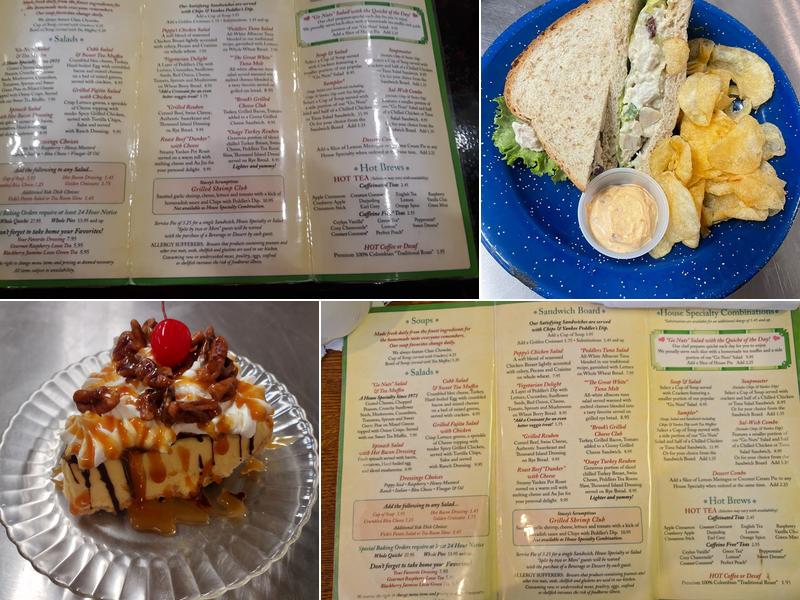 Yankee Peddlers Tea Room Menu