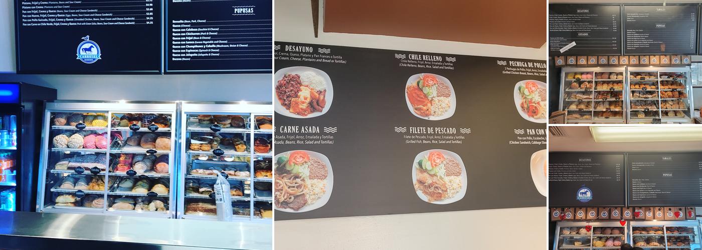 Carrusel Bakery Menu
