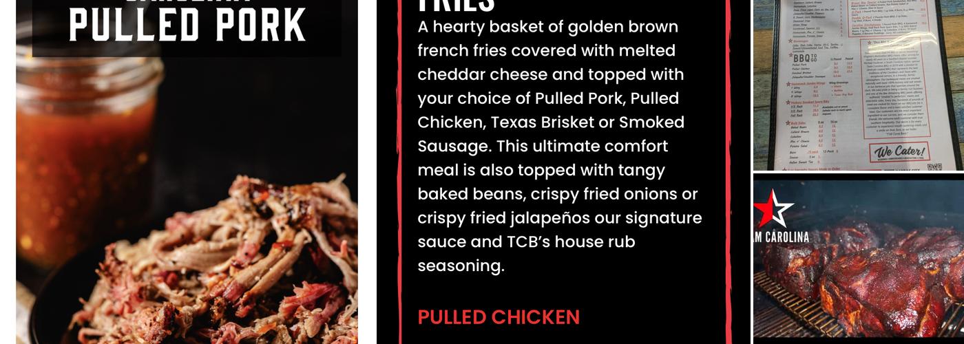 Team Carolina Real Pit BBQ Menu