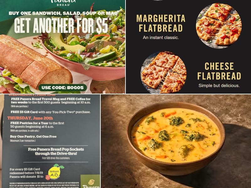 Panera Bread Menu