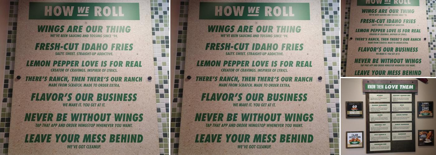 Wingstop Menu