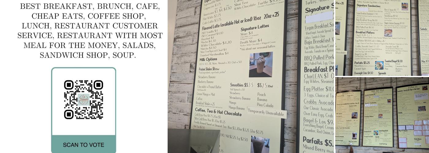 Joanna's cafe Menu