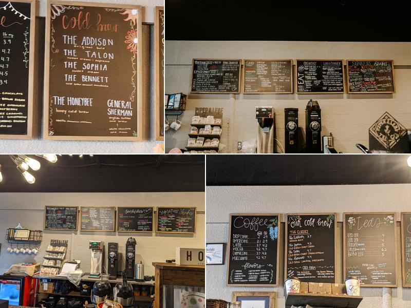 Four Knights Coffee Menu