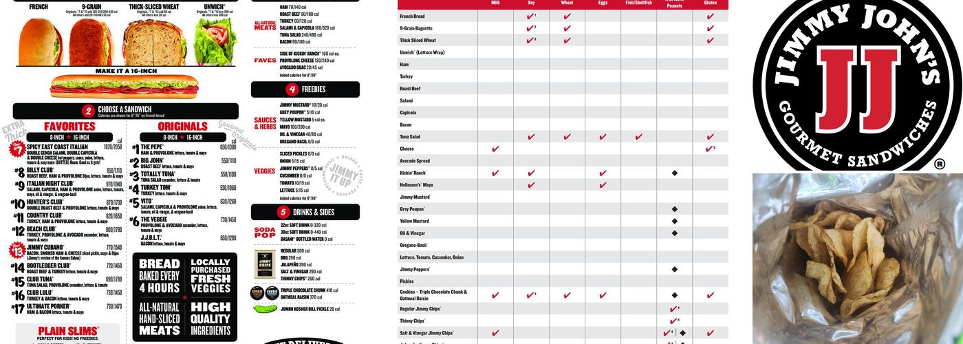 Jimmy John's Menu