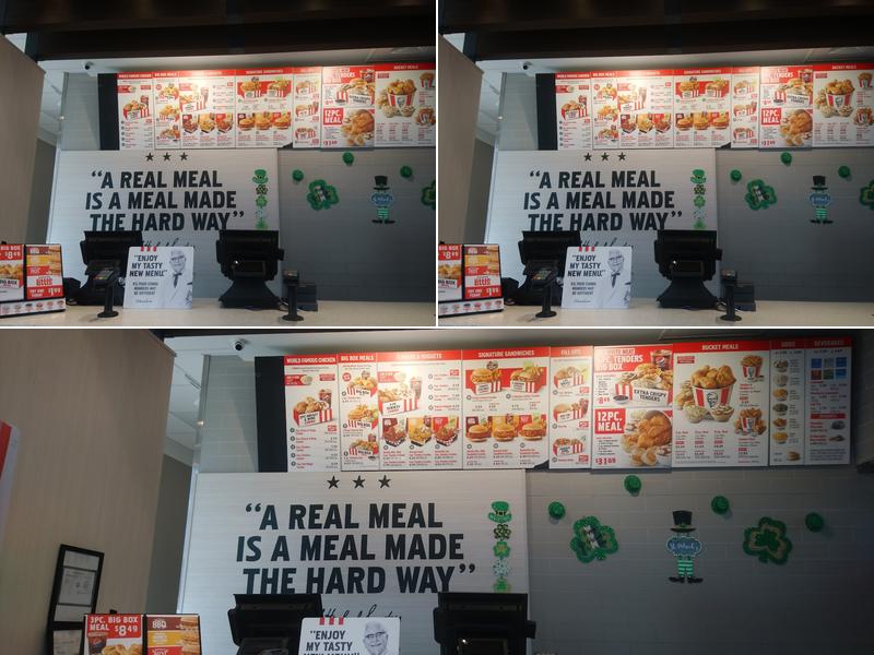 KFC Menu