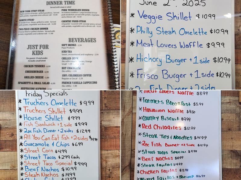 Markle’s Pancake House & Restaurant Menu