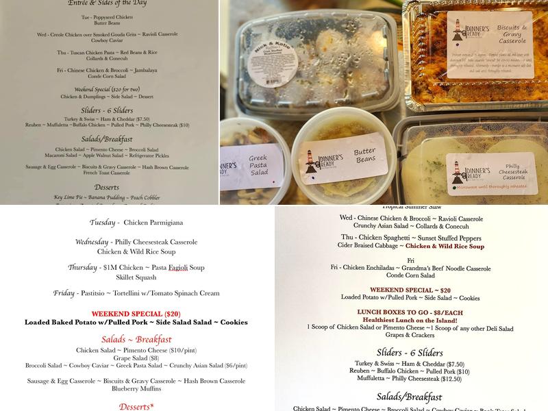 Dinner’s Ready Menu