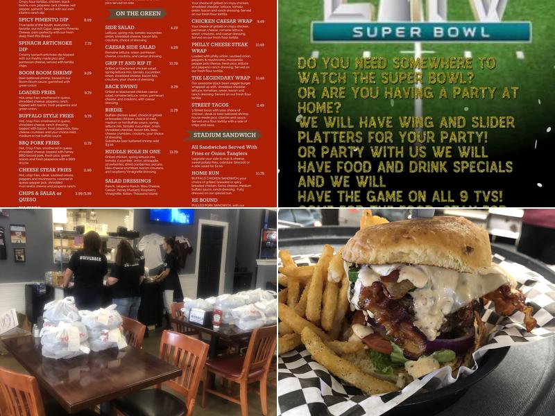 Hurley Huddle Sports Grill Menu