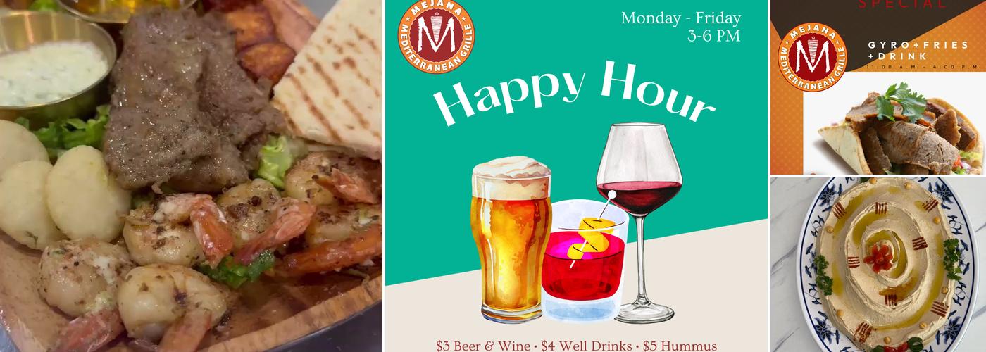 Mejana Grill & Bar Menu