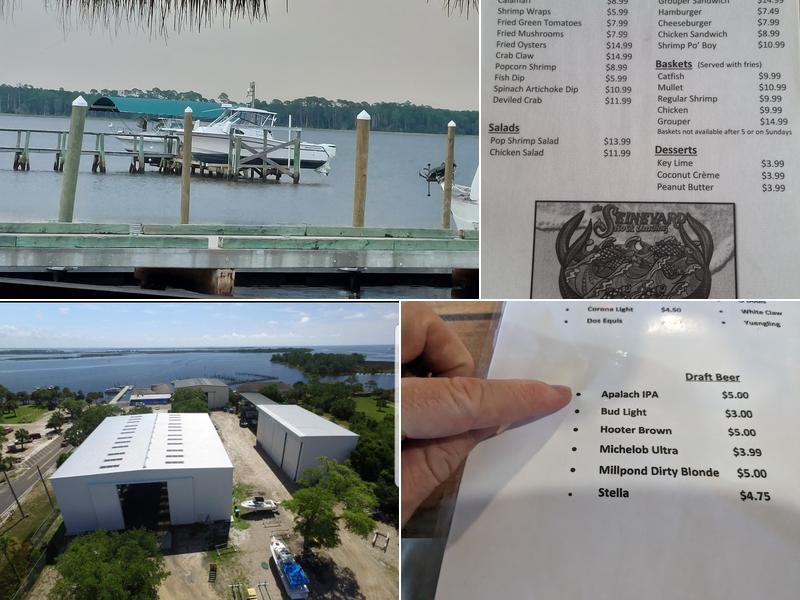 Rock Landing Marina Menu