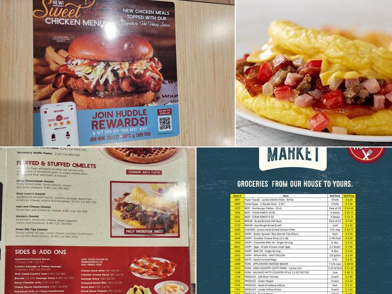 Huddle House Menu