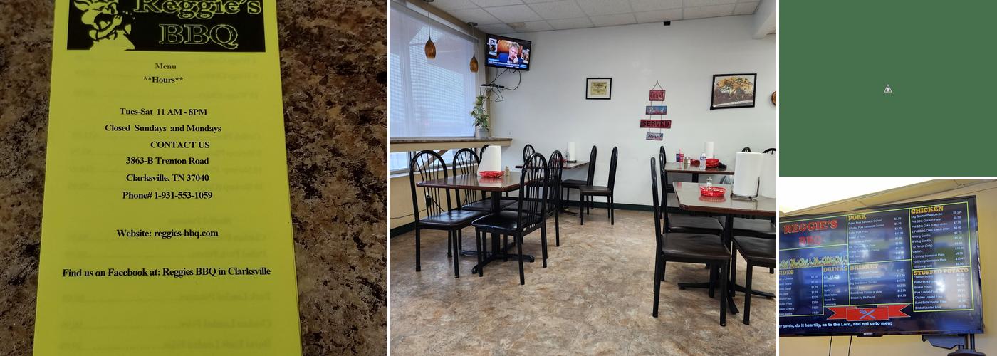 Reggie’s BBQ Menu