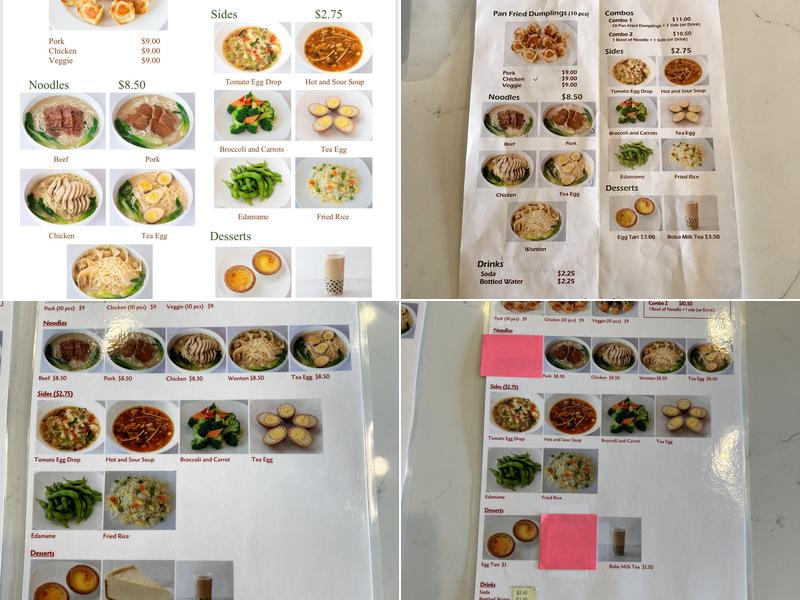 Ling Long Menu