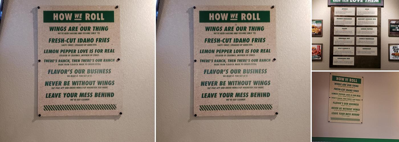 Wingstop Menu