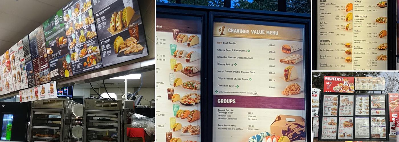 Taco Bell Menu