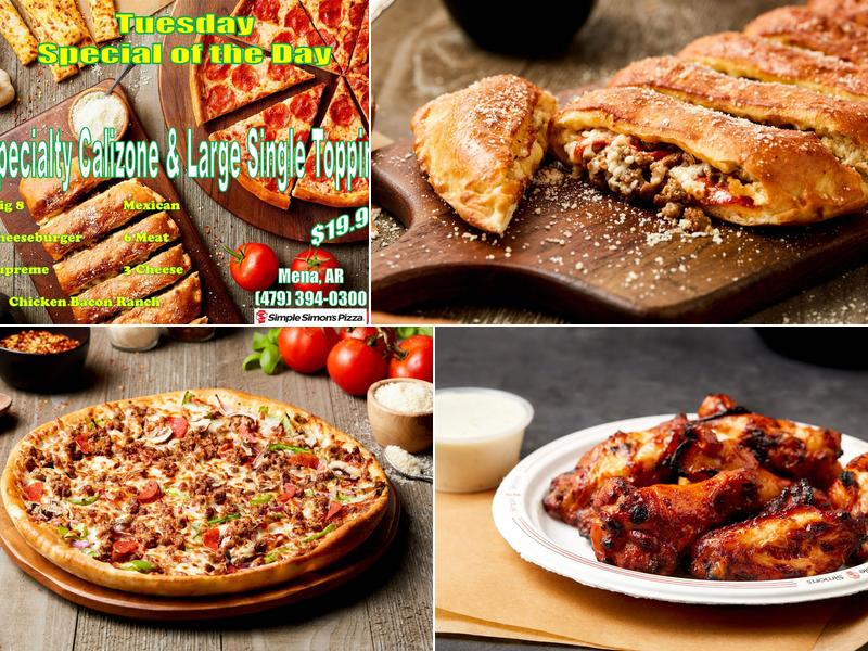 Simple Simon's Pizza 106 Morrow St N, Mena