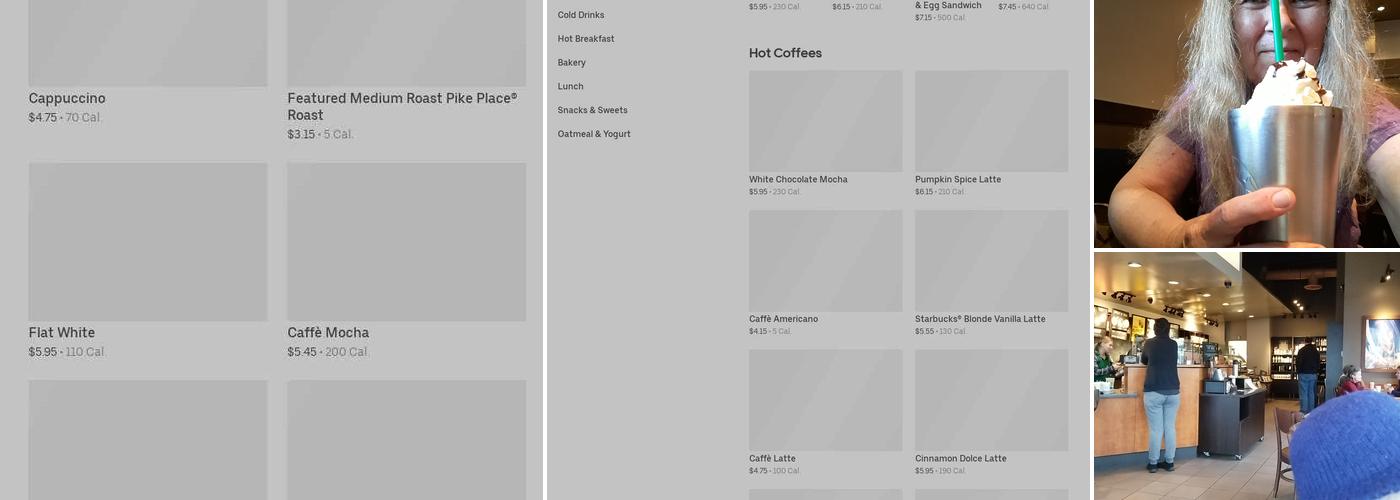 Starbucks Menu