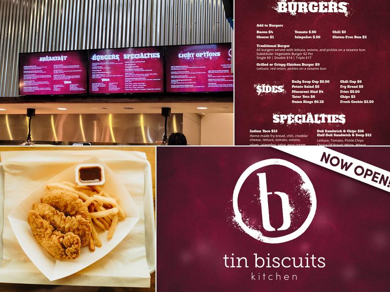 Tin Biscuits Menu