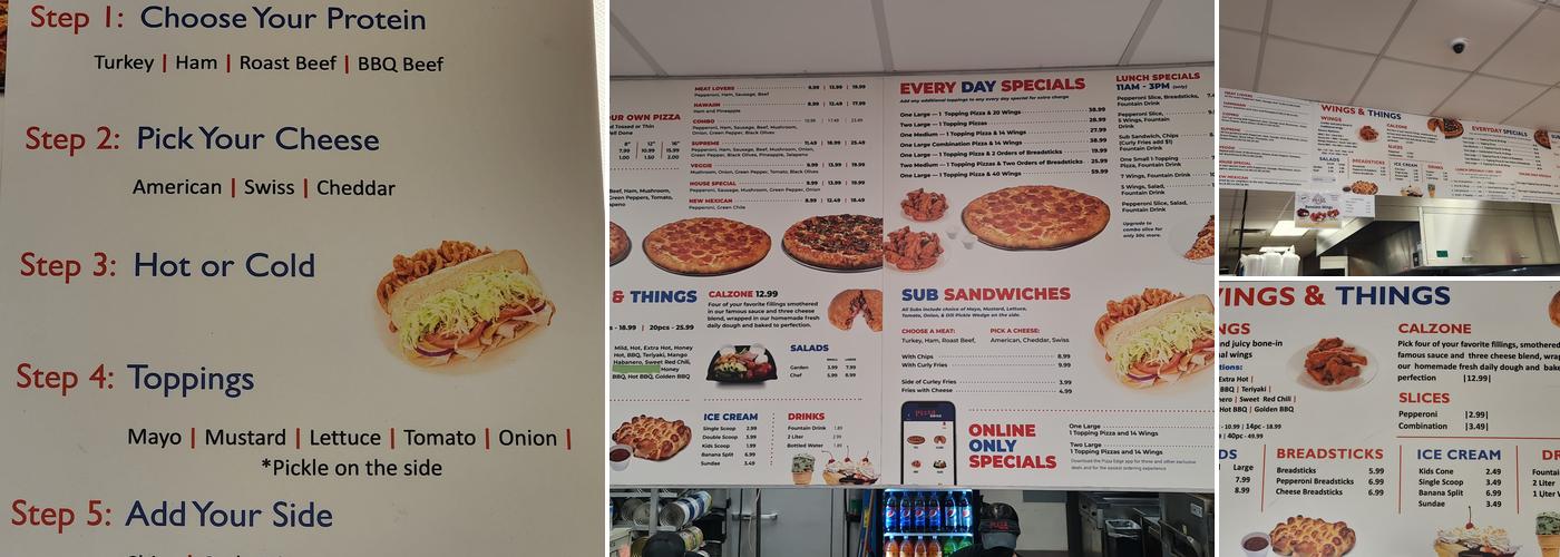 Pizza Edge Menu