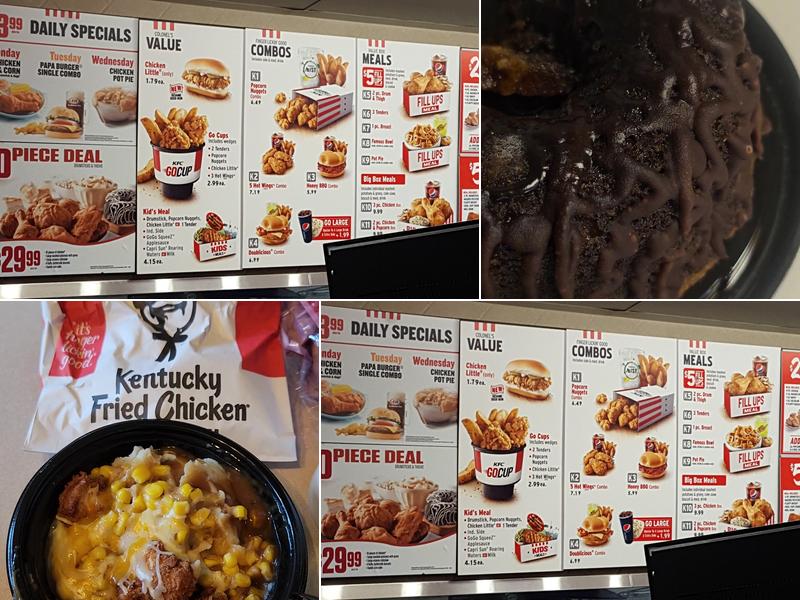 KFC Menu