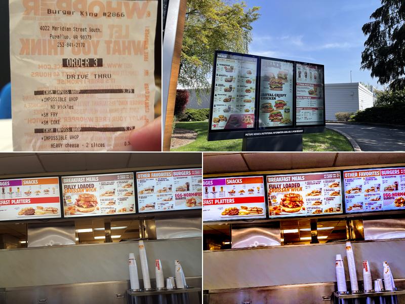 Burger King Menu