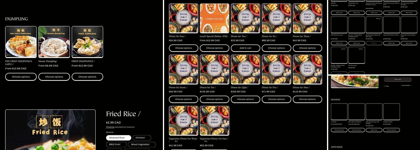 7 Star Dumpling House (South End) Menu