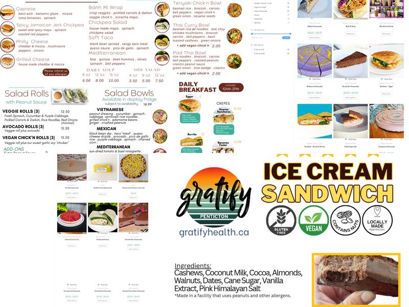 Gratify Menu