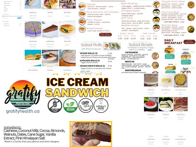 Gratify Menu