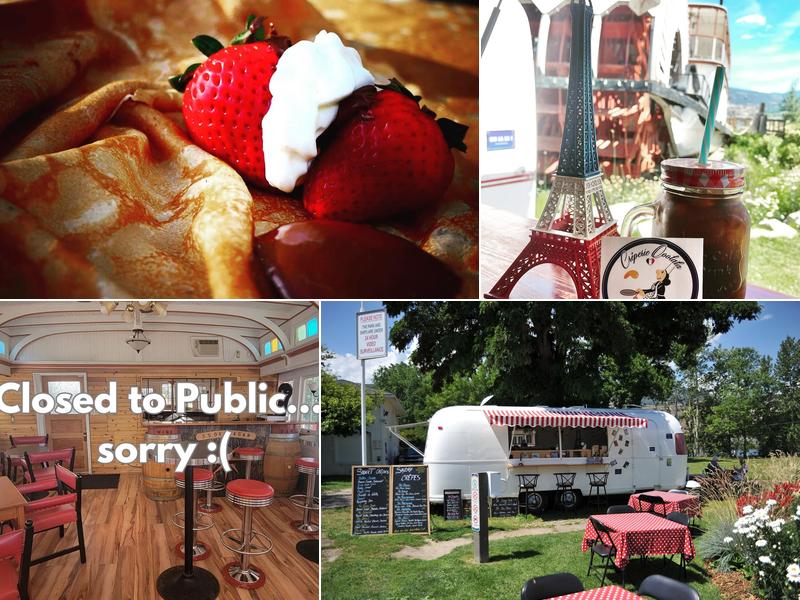 Crêperie Ooolala by the SS Sicamous,  1099 Lakeshore Dr W, Penticton