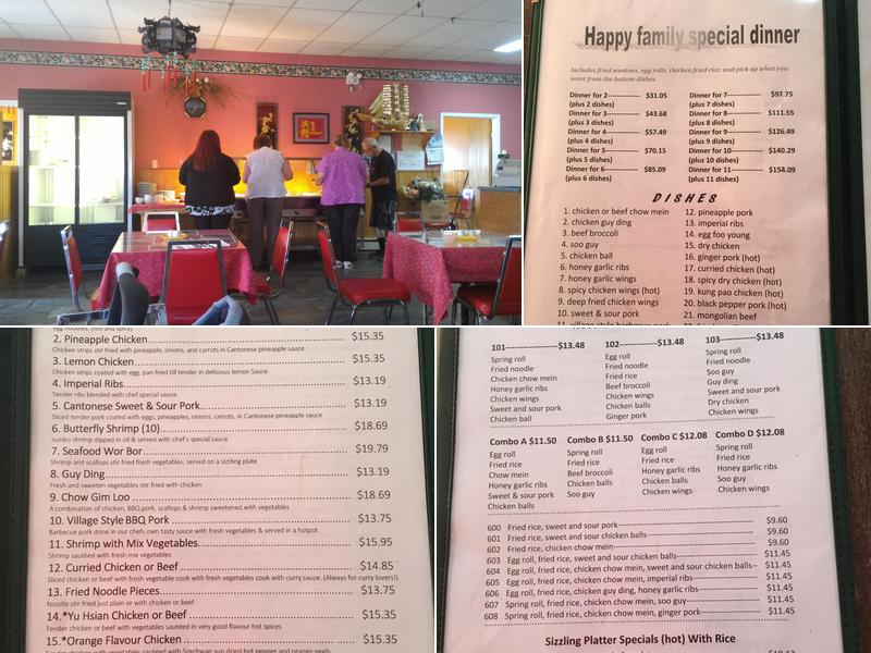 Far East Restaurant Menu