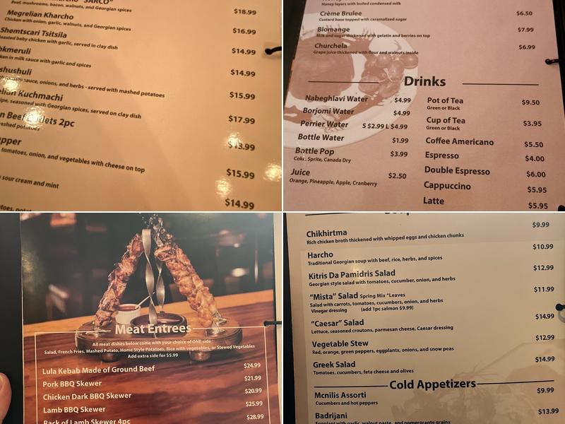 Sarko Restaurant Menu