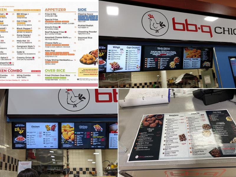 bb.q Chicken Menu