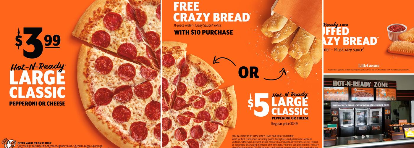 Little Caesars Pizza Menu