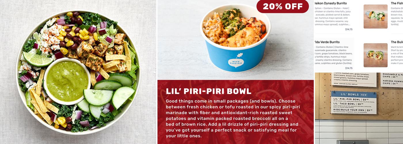 Mad Radish l Healthy Restaurant & Catering Menu