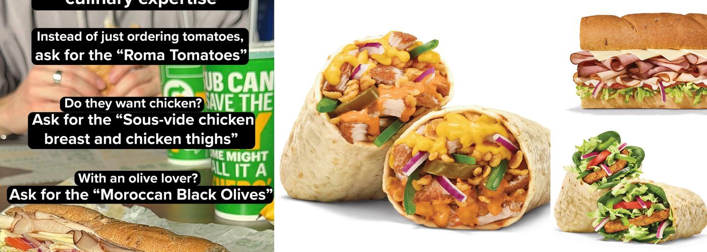 Subway Menu