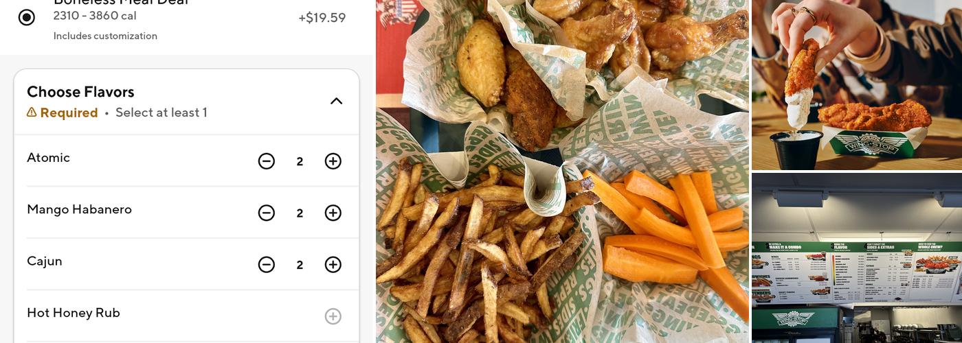 Wingstop Menu