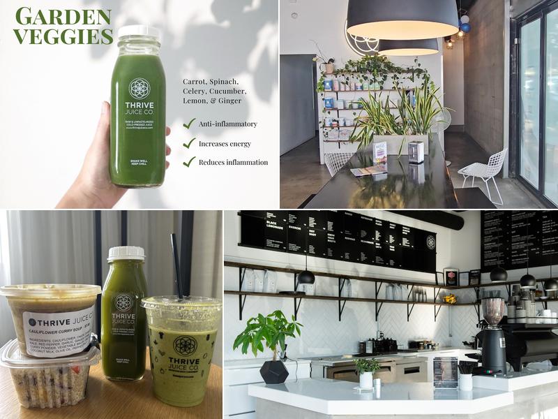 Thrive Juice Co. Menu