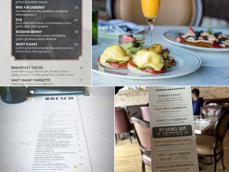 Hart's Table & Bar Menu