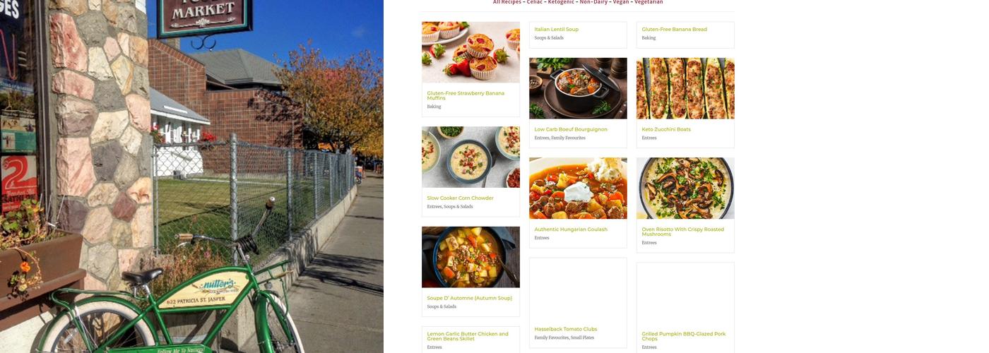 Nutter's Bulk & Natural Foods Menu