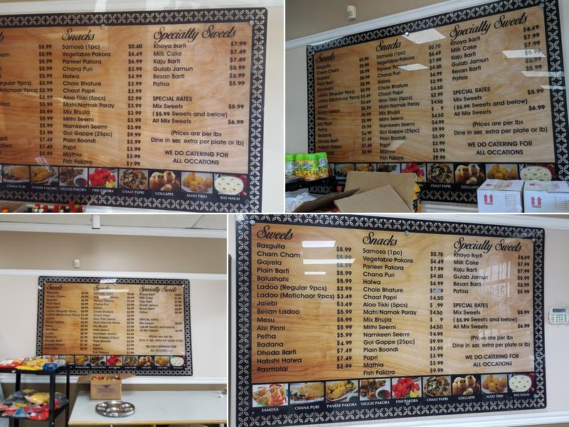 Pak Punjab Sweets & Samosa House Menu