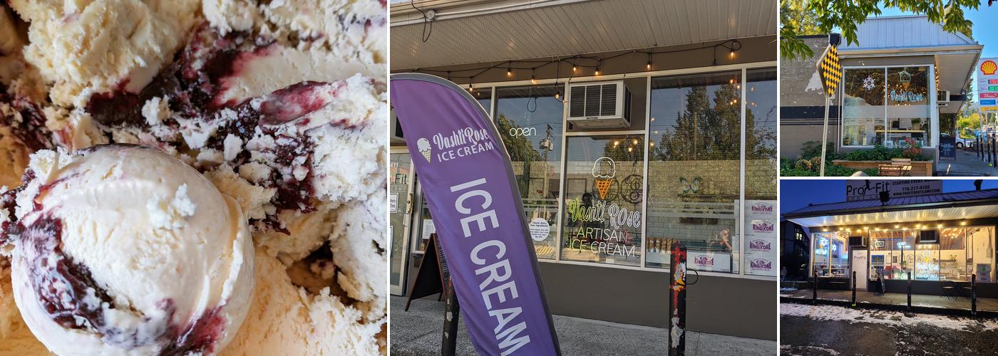 Vashti Rose In-House Made Ice Cream