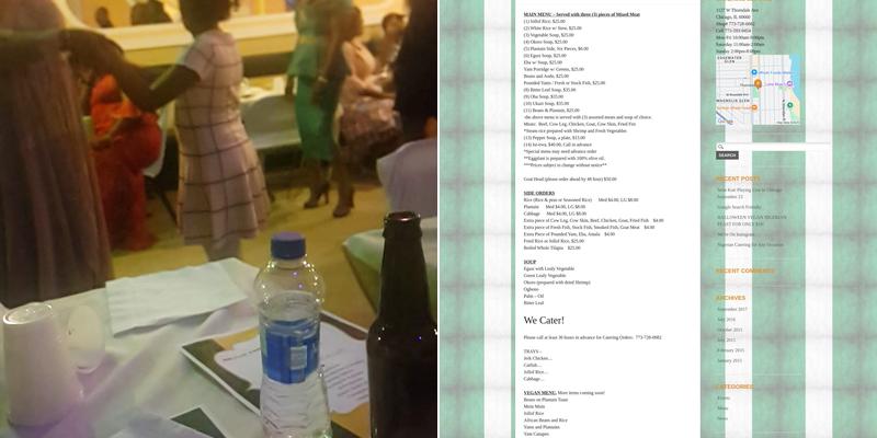 Dynamic African Cuisine Inc Menu