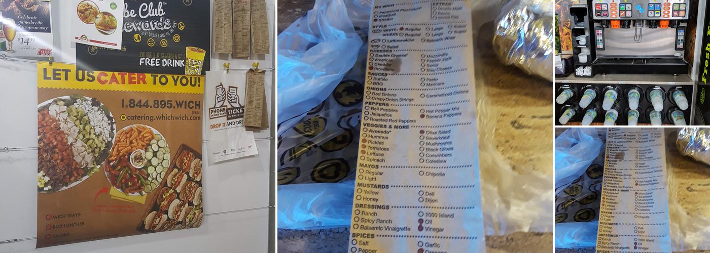 Which Wich Des Plaines Menu