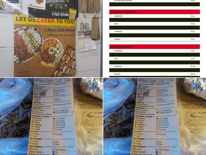 Which Wich Des Plaines Menu