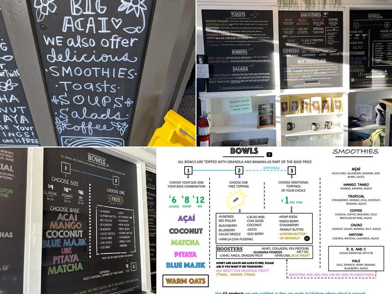 Big Acai Bowl - West Des Moines Menu