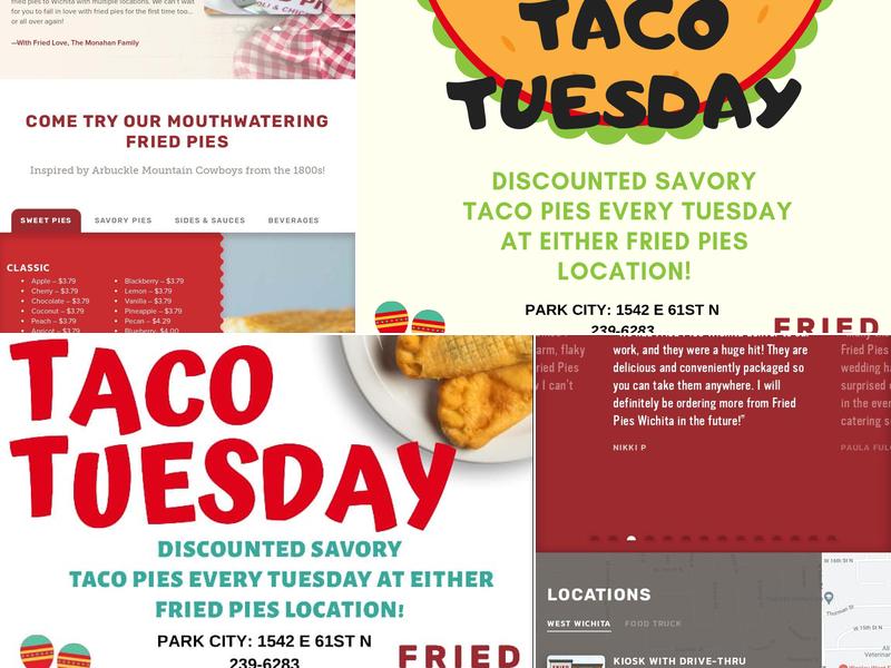 Arbuckle Mountain Fried Pies Menu