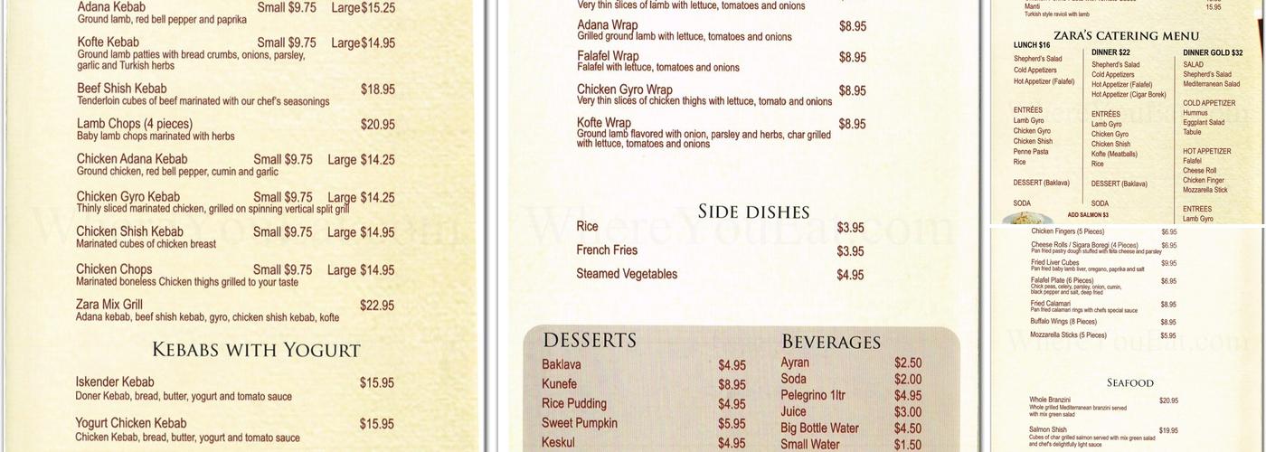 Call It A Wrap Menu