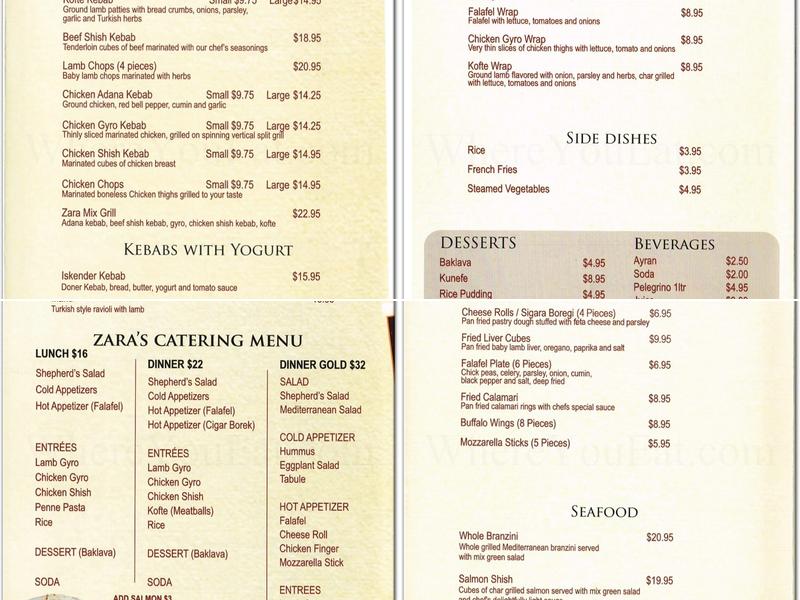 Call It A Wrap Menu